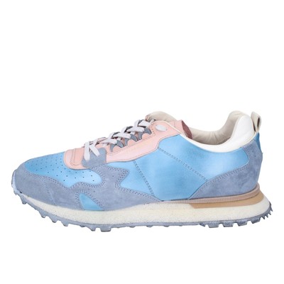 MOMA HERREN SCHUHE MOMA 42 EU SNEAKERS BLAU LEDER WILDLEDER BH245-42