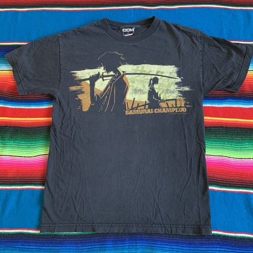 Vintage Y2K Samurai Champloo Anime T Shirt ODM Size Medium