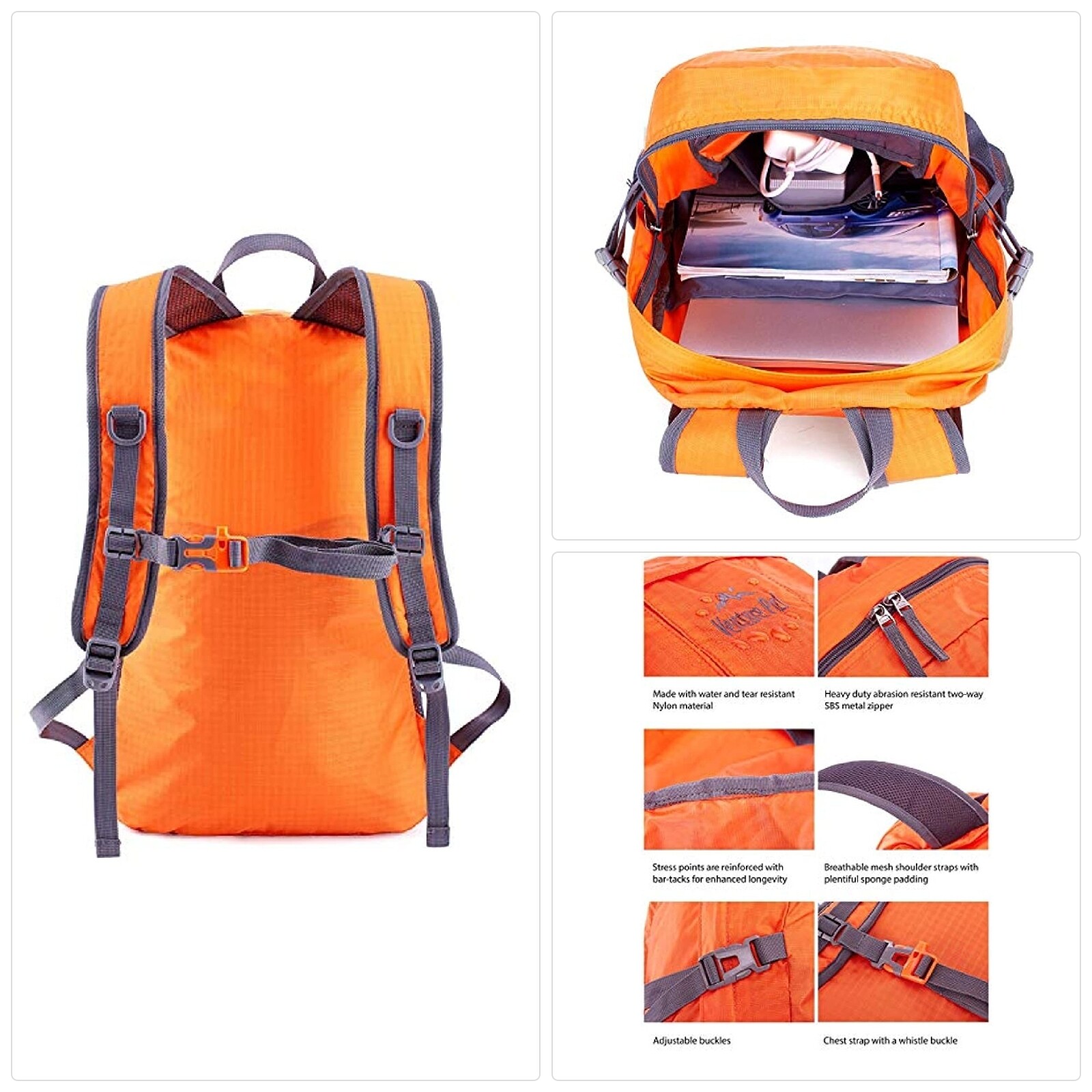 Venture Pal Lightweight Packable Durable Travel Hiking Backpack Daypack