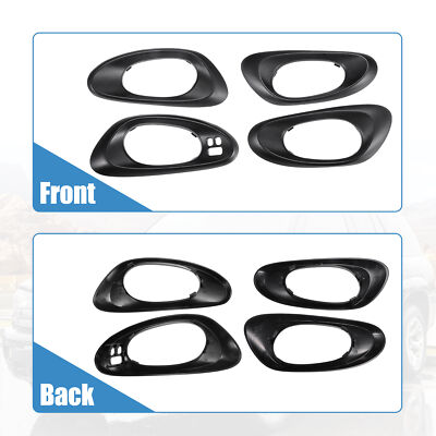 Car ABS Left Right Handle Cover Trim FOUR Custom for Chevy Trailblazer 2002-2009