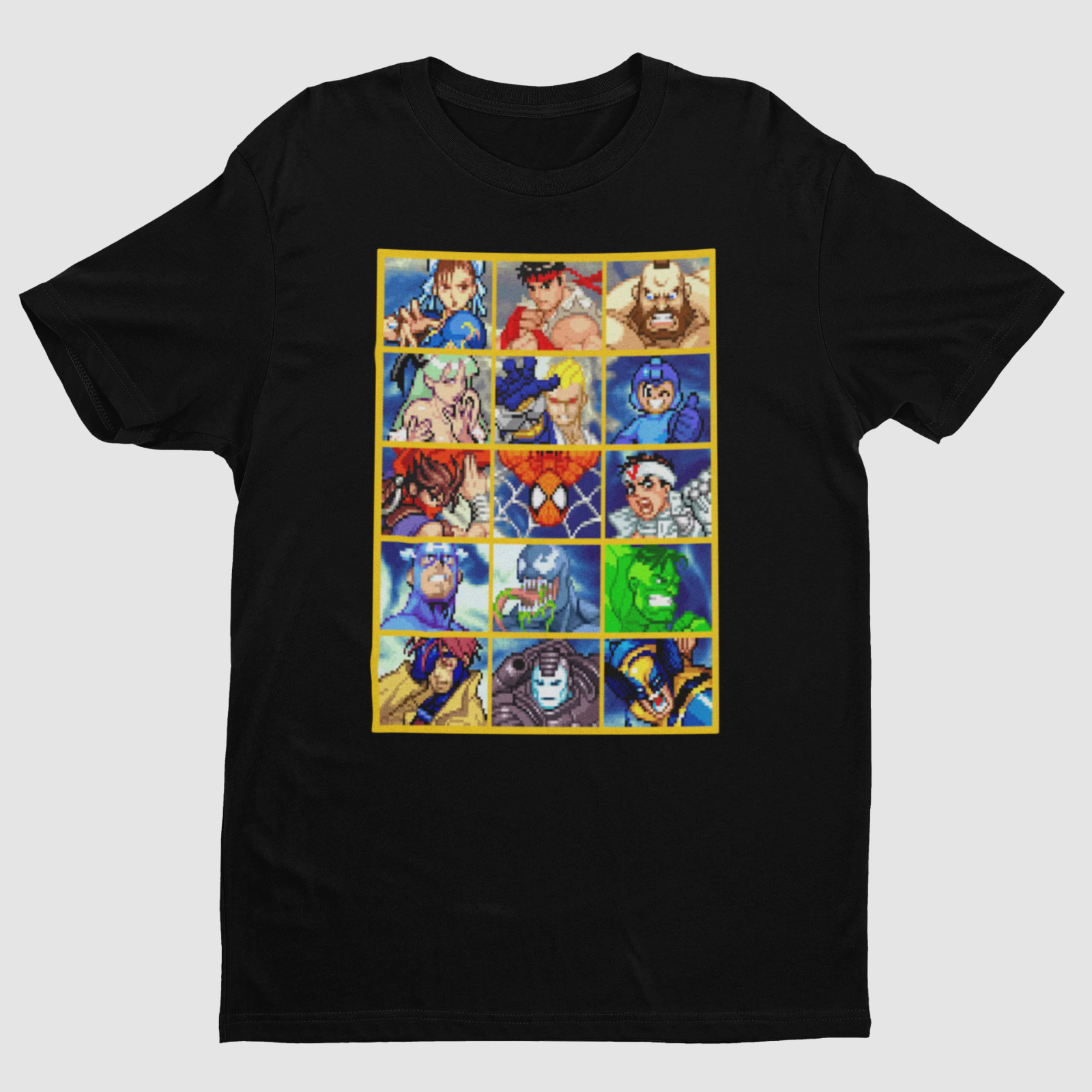 MARVEL vs CAPCOM シャツ Marvel vs Capcom Character Select Art Premium Unisex T-shirt