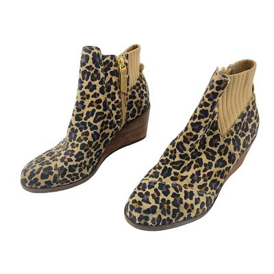 Cruz Double Strap Natural Iridescent Leopard Toddler Sneaker