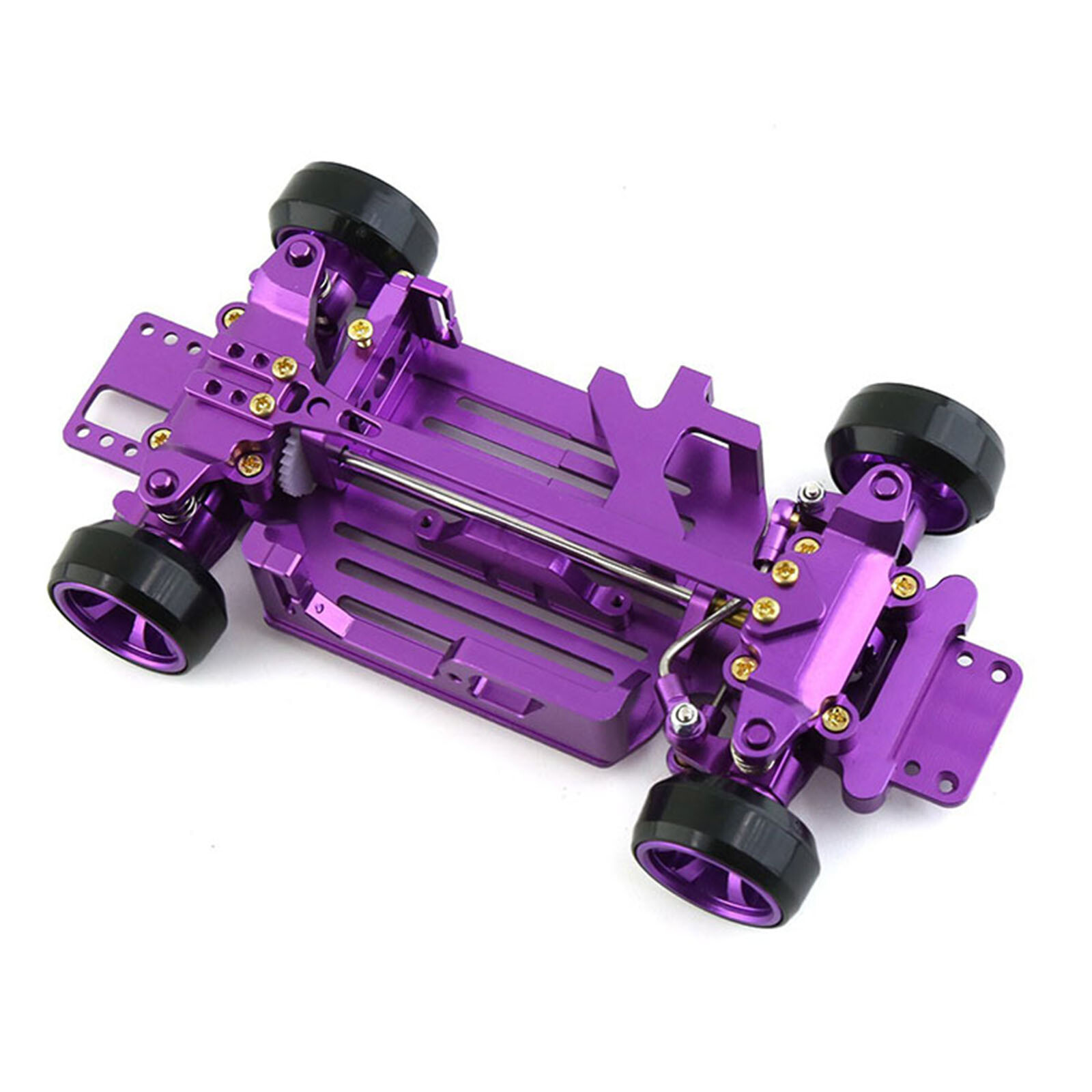 Metal CNC Frame Chassis Kit Tires For Mosquito TS 1/28 Racing