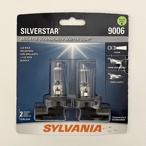 Sylvania 9006 SilverStar Halogen High Performance Headlight Pair Set 2 Bulbs