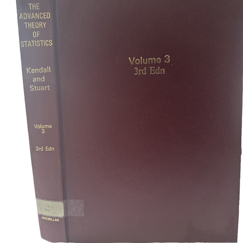 洋書 The advanced theory of statis Amazon.com: The Advanced Theory of Statistics, Vol. 2B