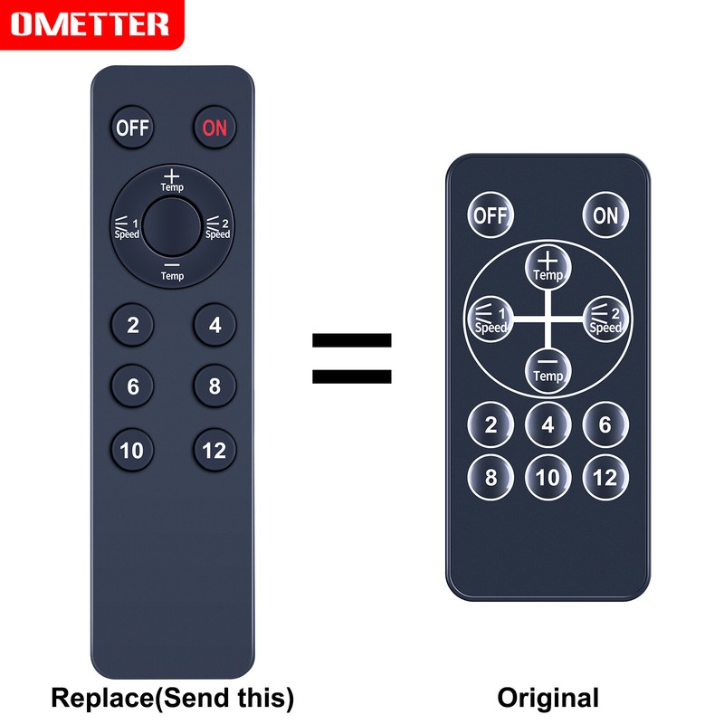 Remote Control For Sichler Haushaltsgeräte Mini Fan Heater: Socket Fan