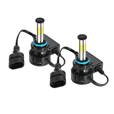 2025 6-sides 9005 9006 Combo LED Headlight High Low Beam Bulbs 6500K 2500000LM