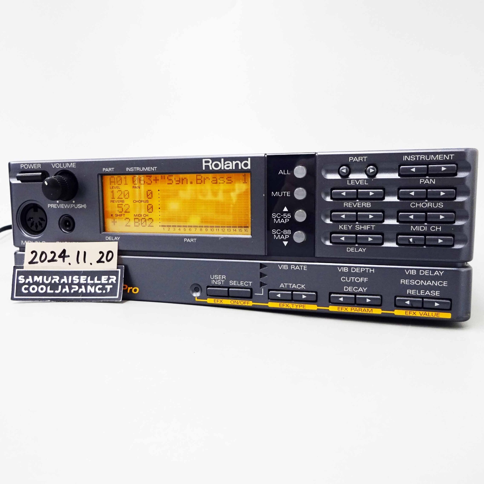 Roland PCMCIAカード MIDI音源 SCP-55