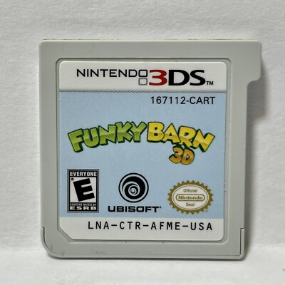 Funky Barn 3D (Nintendo 3DS, 2012) Cart Only Tested Rare Authentic 