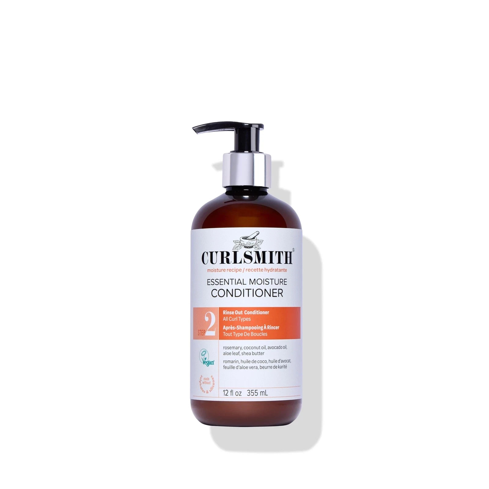 Curlsmith Moisture Conditioner for Wavy, Curly, Coily Hair  Frizz Control 12 Oz