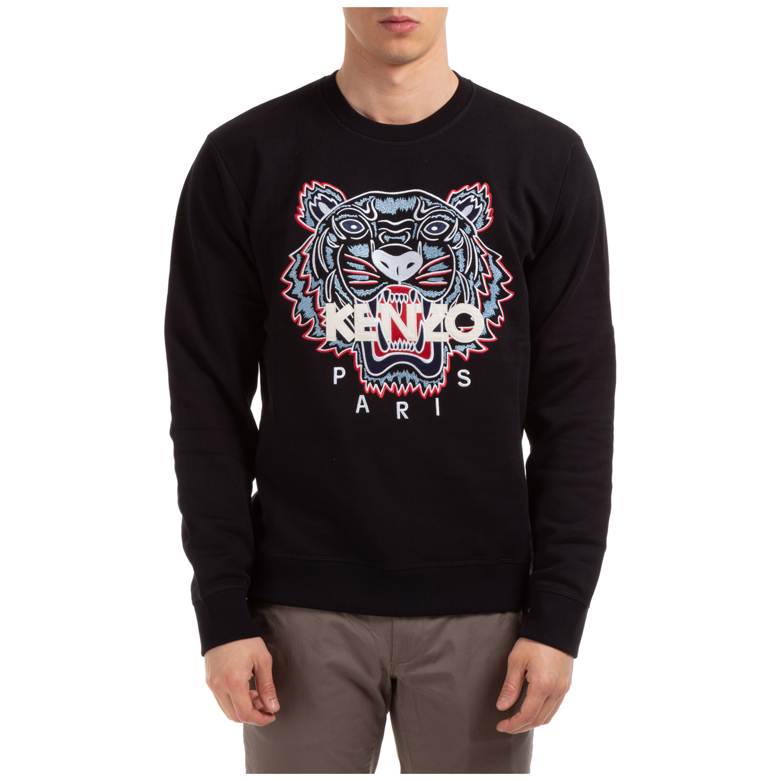 Kenzo Moletom Masculino Tiger Glitter Ouro Preto Fa55sw0014xa99 Estrela Laranja Ebay
