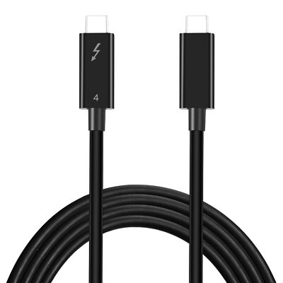 for PC Intel Certified Thunderbolt 4 Cable 40Gbps 100W Gen 2 USB-C Type C Cable