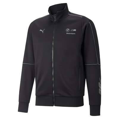 

Puma Bmw Mms Mt7 Full Zip Спортивная куртка Мужская черная повседневная спортивная верхняя одежда 5358, Черный, Puma Bmw Mms Mt7 Full Zip Track Jacket
