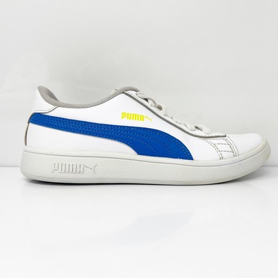 

Puma Boys Smash V2 365324-33 Белая повседневная обувь Кроссовки, размер 3C, Белый, Smash V2