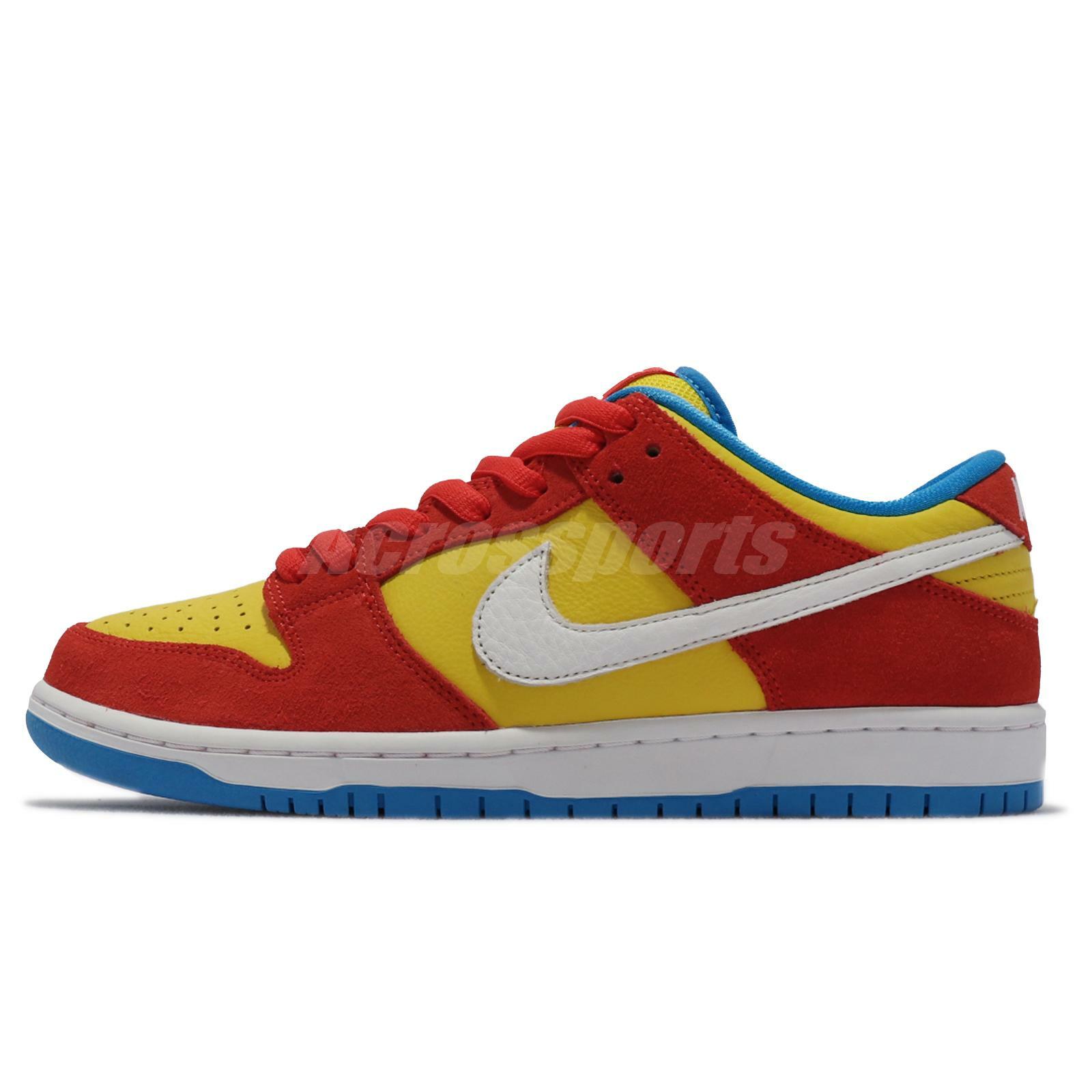 dunk low red yellow
