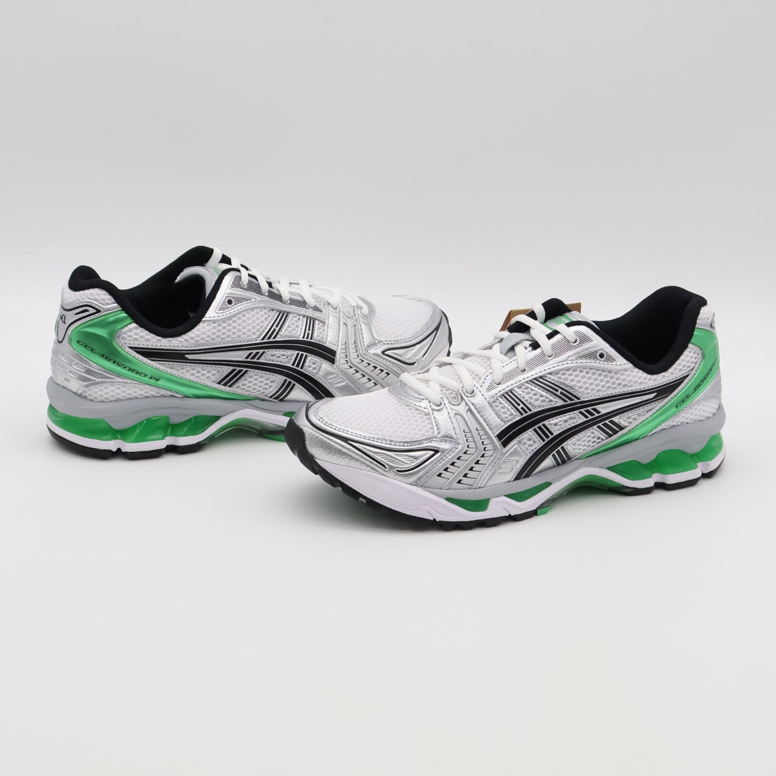 Pre-owned Asics 1201a019-110  Gel-kayano 14 White Malachite Green (men's)