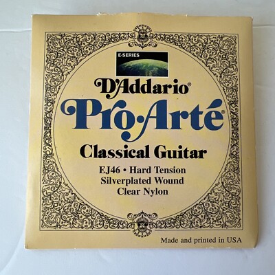D'Addario EJ46 Pro Arte Silver Plated Clear Nylon Classical Guitar Strings