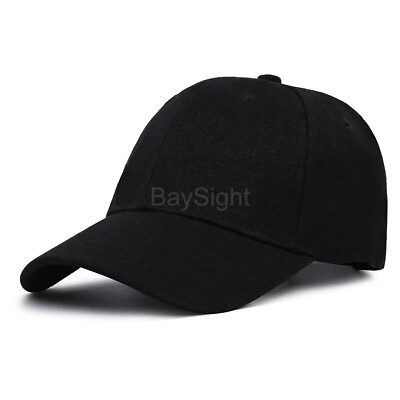 Baseball Cap for Men and Women Plain Blank Ball Caps Adjustable Hat Polo Style