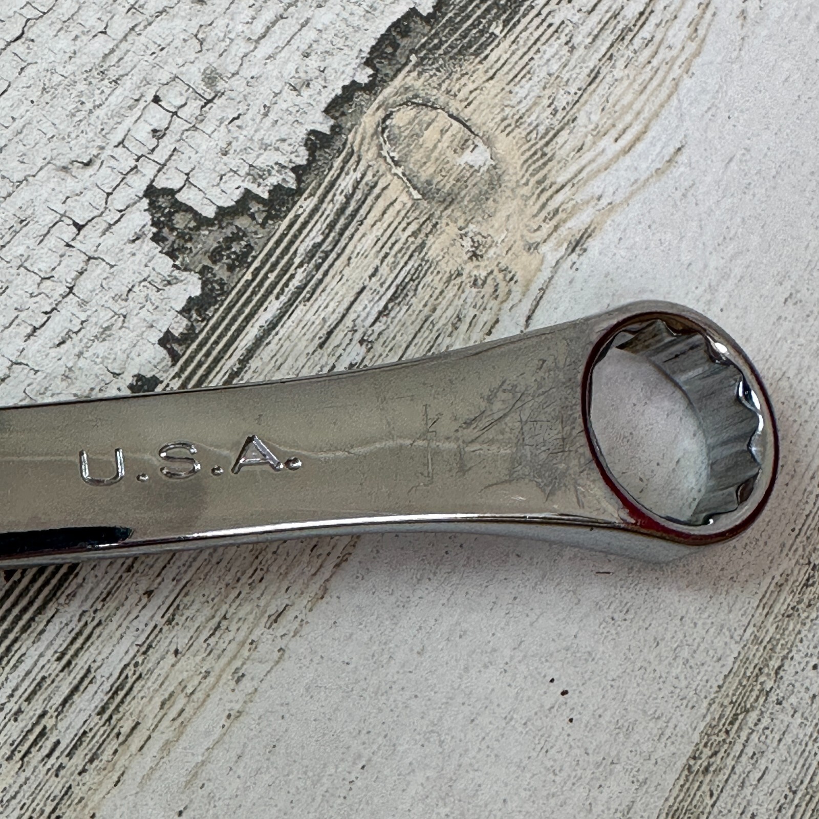 SK Professional Tools 88228 7/8" 12pt SuperKrome Fractional Combo Wrench USA