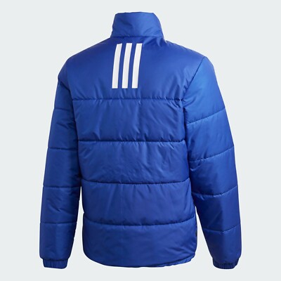 Adidas BSC 3-STRIPES INSULATED WINTER JACKET Lite Padded sweat shirt~Men sz L NW