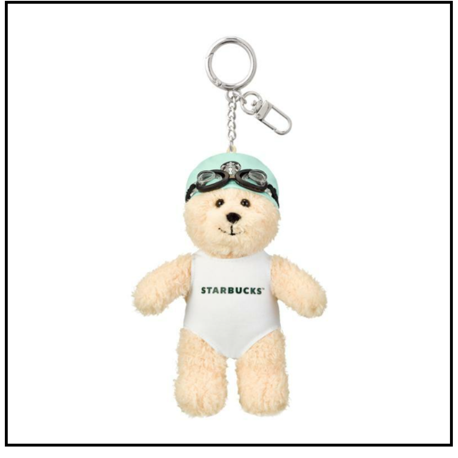 【韓国スタバ】Starbucks Swimming Bearista Keychain Starbucks Korea 2025 Starbucks Swimming Bearista Keychain