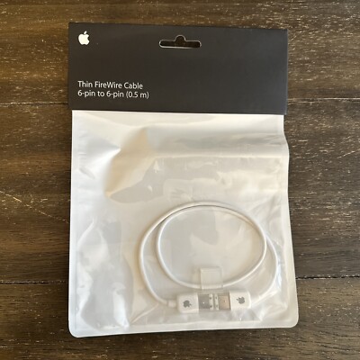 Apple Thin FireWire Cable 6 to 6 pin - 0.5m (M8708G/A)