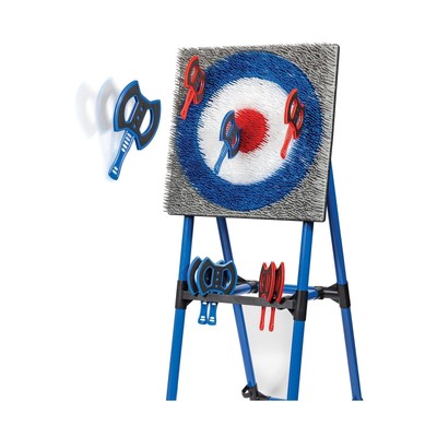 EastPoint Deluxe Steel Frame Axe Throw Target Game Set - Steel Frame for Indo...