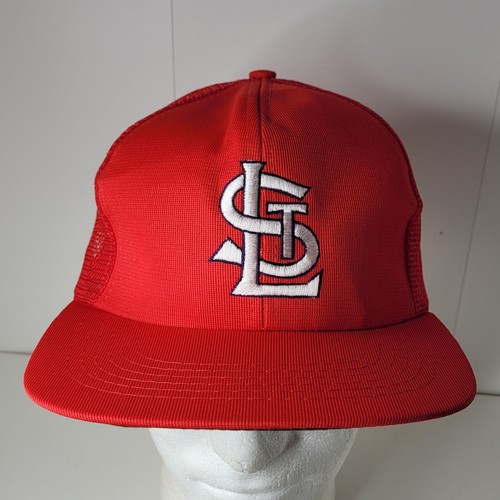Vintage St Louis Cardinals Red Mesh Snapback Baseball Hat