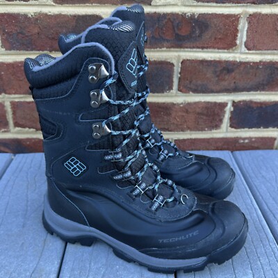 columbia bugaboot plus waterproof mens boots sz 95 omni grip soles bm 1490 219 125283616314