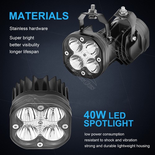 For 18-23 Jeep Wrangler JL 50" LED Light Bar+40W Pods+Pillar Mount Brackets,Wire