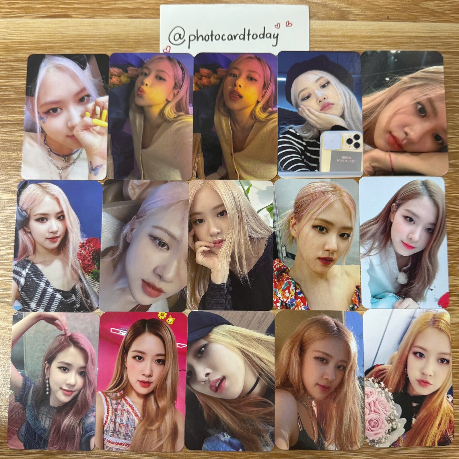 BLACKPINK ROSÉ kissme photocard Blackpink Rosé Jisoo Chaesoo Photocard Kissme KPOP Rare | eBay