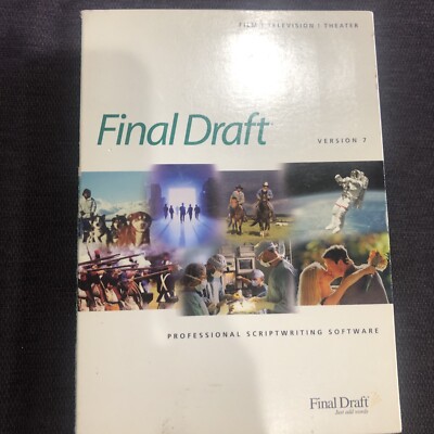 Final Draft Version 7 Professional Scriptwriting Software (Windows / Mac)