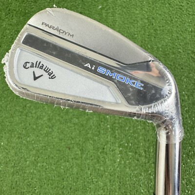 NEW Callaway Paradym Ai Smoke 7 Iron True Temper Elevate MPH 95 Stiff Steel RH