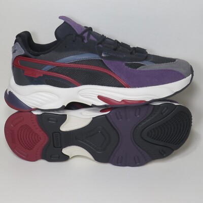 PUMA RS-Connect Drip Black Intense Red Sneakers 368610-04 Mens Size 10.5 NEW