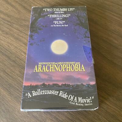 NEW Arachnophobia VHS 1991 Sealed, Watermark And Proof Of Purchase In Tact