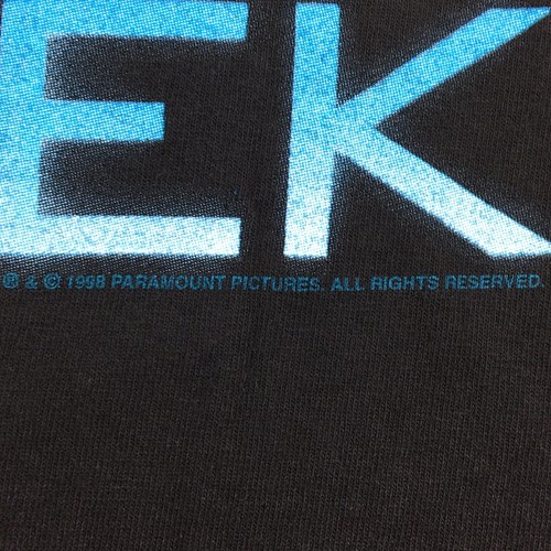 Vintage 1998 Paramount Pictures Star Trek 2-Sided Graphic Men’s T-Shirt