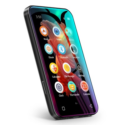 With Bluetooth, 4.0" Full Touchscreen Mp4 Mp3 Player ...