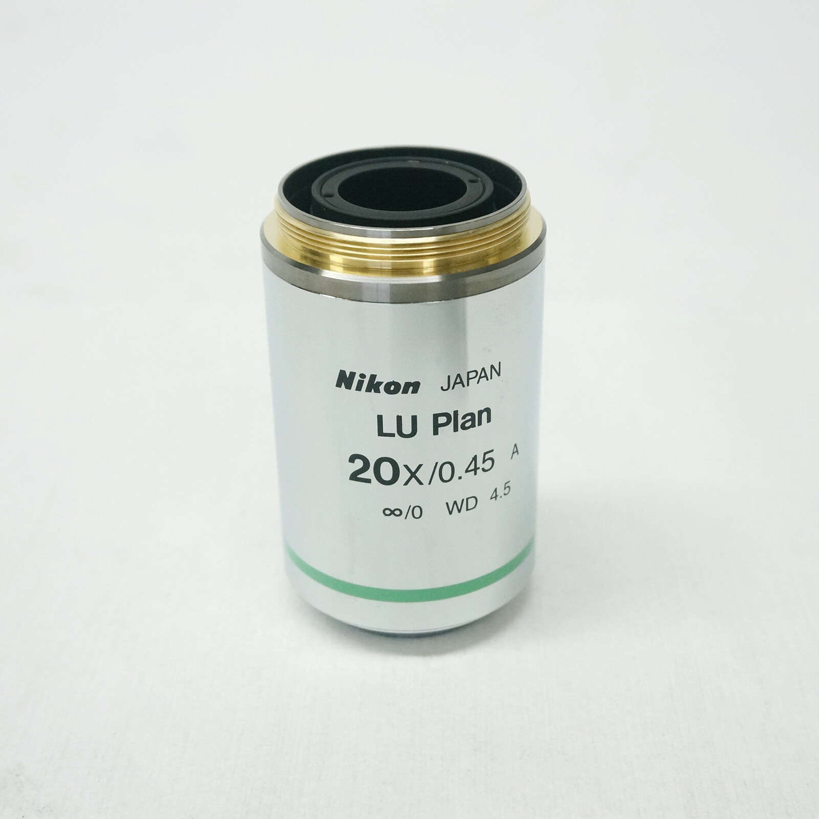 NIKON LU PLAN FLUOR 20X/0.45 WD 4.5 OBJECTIVE LENS | eBay NIKON LU PLAN FLUOR 20X/0.45 WD 4.5 OBJECTIVE LENS | eBay