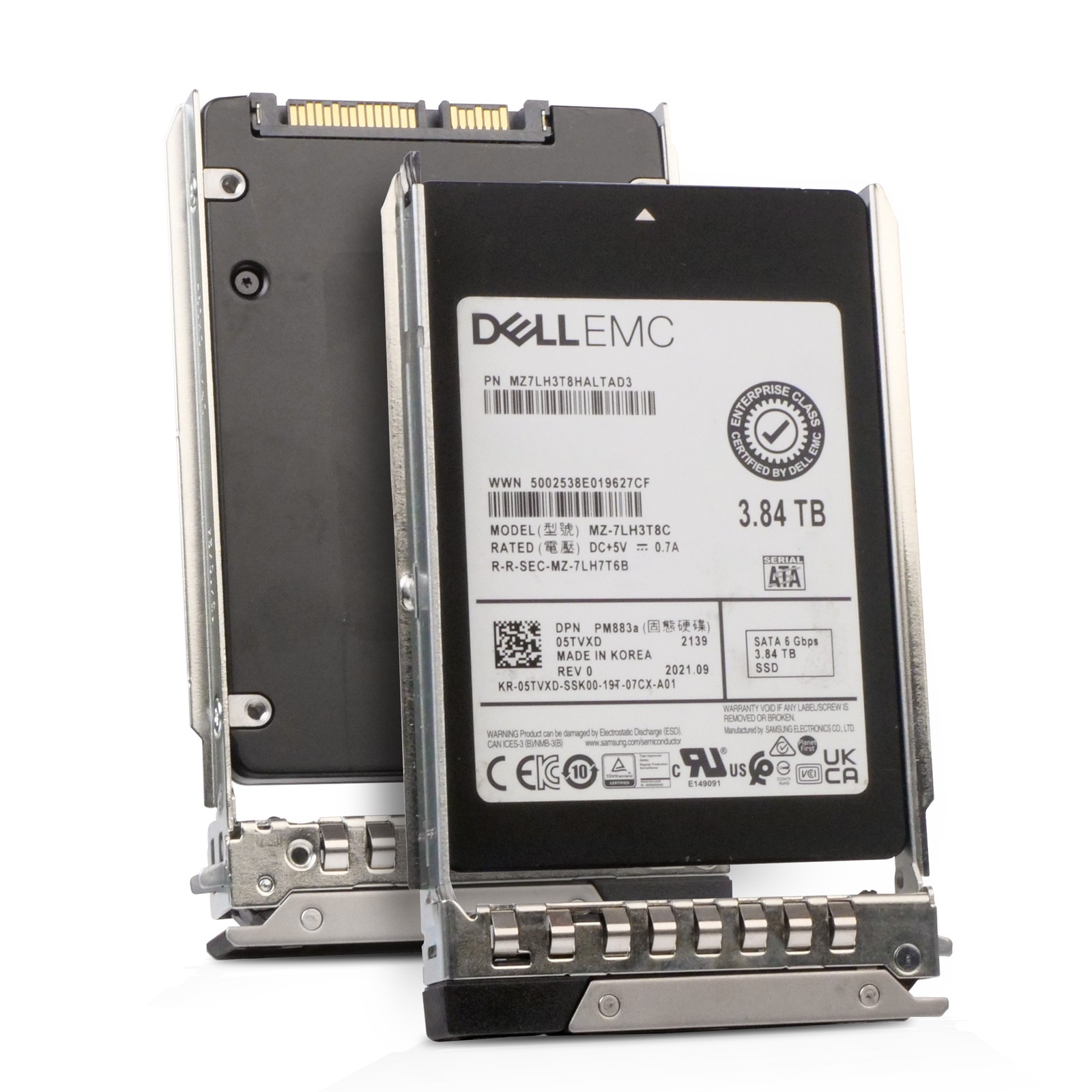 Dell 3.84TB SATA 6Gb/s 2.5in Enterprise PowerEdge SSD CHF46 G16 Tray