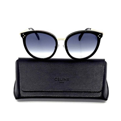 Pre-owned Celine Sunglasses Cl40033f 01b Authentic In Black