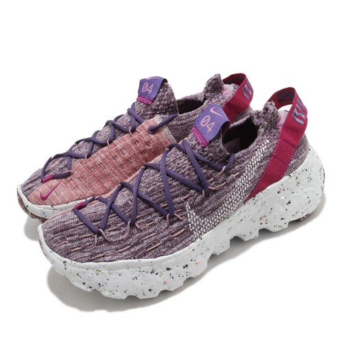 

Женская повседневная обувь Nike Wmns Space Hippie 04 Cactus Flower Photon Dust CD3476-500, Фиолетовый, Wmns Space Hippie 04