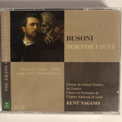 Ferruccio Busoni Doktor Faust Kent Nagano 3CD Fischer-Dieskau Opera de Lyon 2013