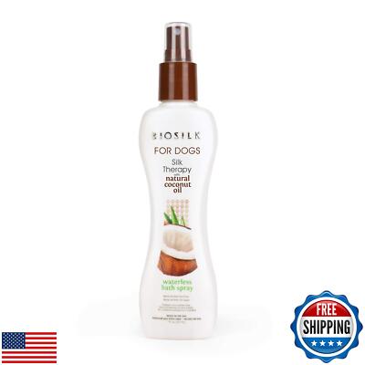 BioSilk for Dogs Silk Therapy Shampoo with Organic Coconut Oil | Coconut Dog