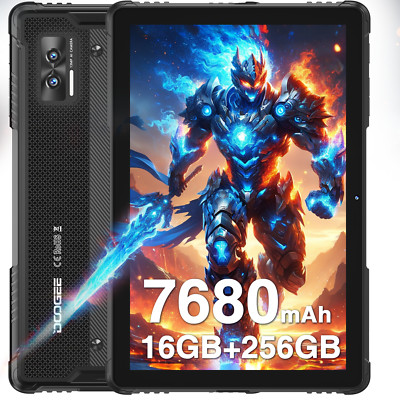 DOOGEE R08 10.1'' Rugged Tablet 16GB+256GB 7680mAh Android 13 Tablet Unlocked