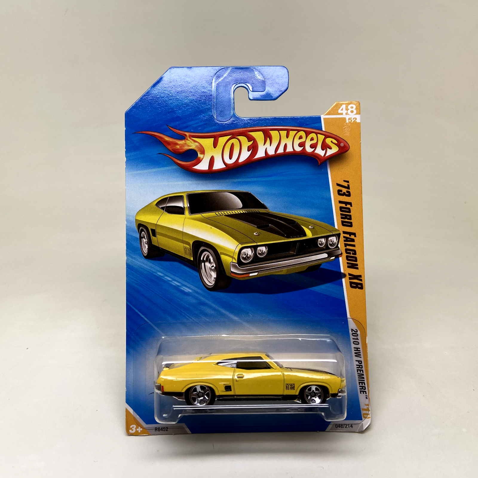 HOT WHEELS-73 FORD FALCON XB-YELLOW-48/52-SEALED ON CARD-2009 | eBay