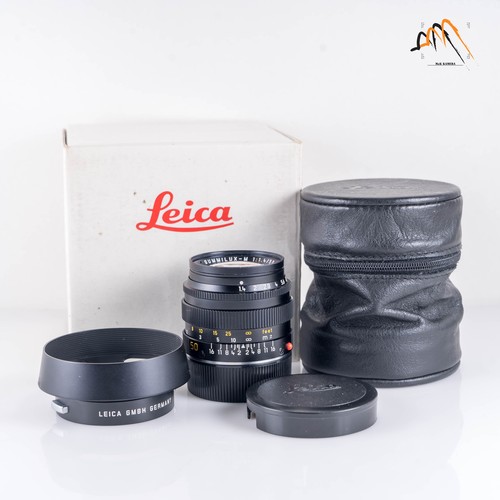 Leica Summilux M 50mm/F1.4 E43 Ver.II V2 Black Lens Yr.1989