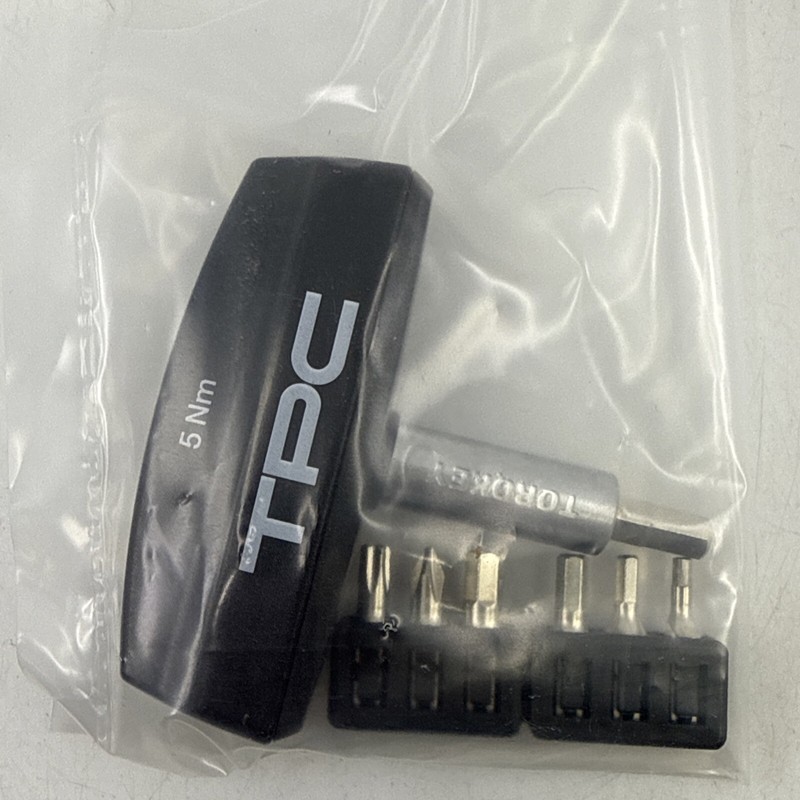 PrestaCycle 5nm TorqKey T-Handle Preset Torque Tool with 6 Bits