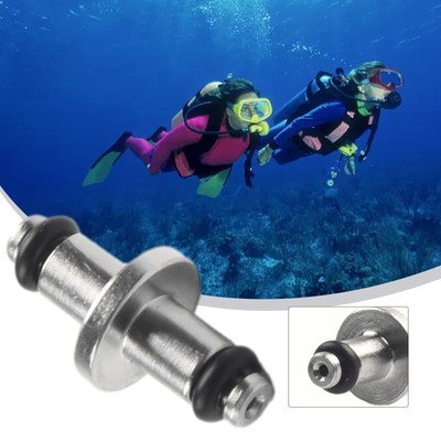 Scuba Diving High Tube Pressure T End Air Spool W/ O-Ring For SPG Swivel AU