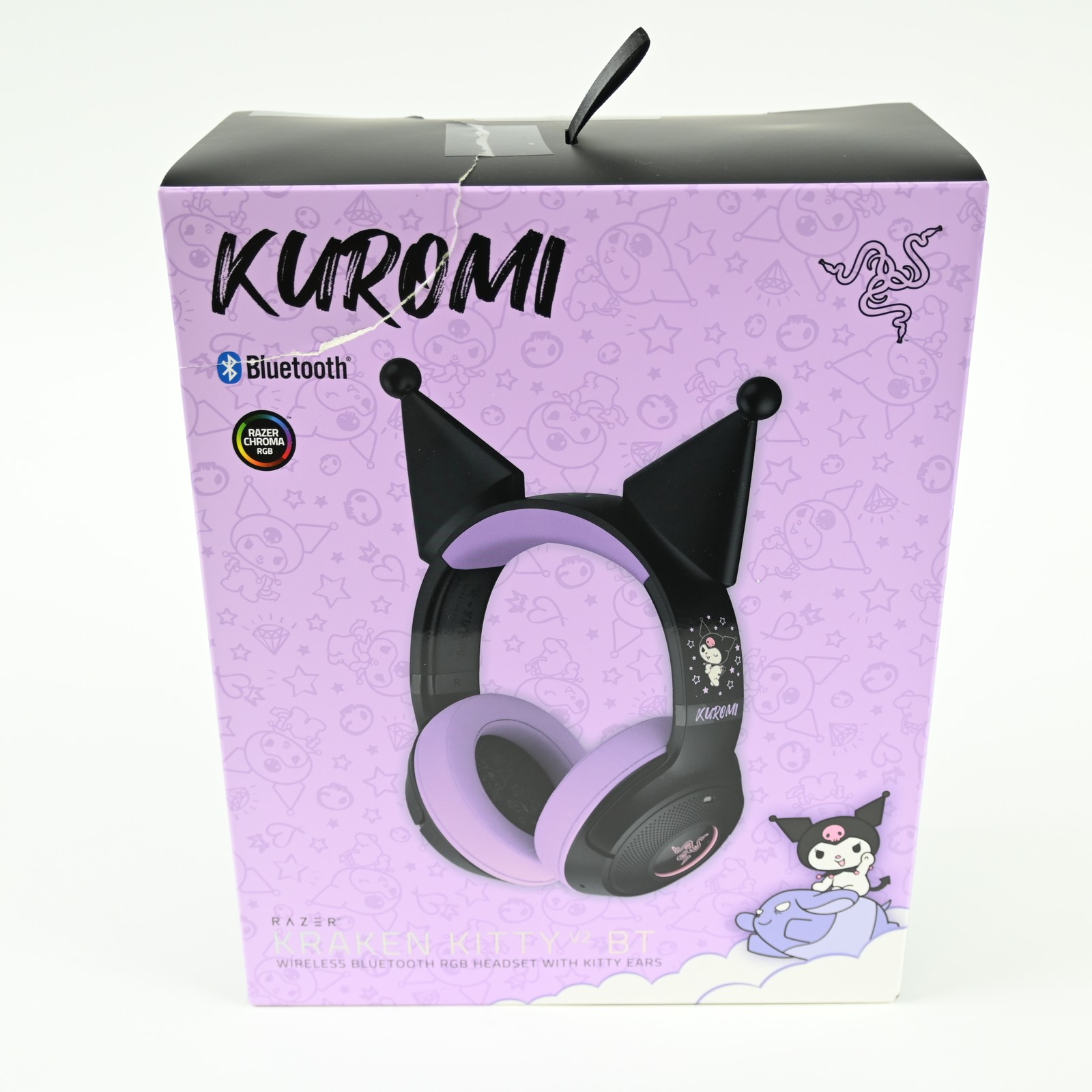 ヘッドホン Kuromi Edition Razer Kraken Kitty V2 BT Razer Kraken Kitty V2 Wireless Bluetooth Gaming Headset