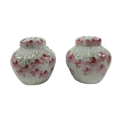 Large Vintage Pink Shakers Pink Salt and Pepper Shakers